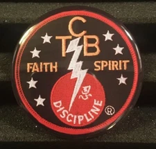 TCB Button Pin Back Badge Elvis Taking Care of Business Faith Spirit Jumbo Pin