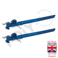 4FT T-Bar Sash Cramp (1200mm - 48") Cast Iron Sliding Adjustable Clamps HD Jaws