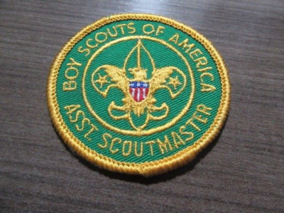 Assistant Scoutmaster 1970 Revision Position Patch    BT3