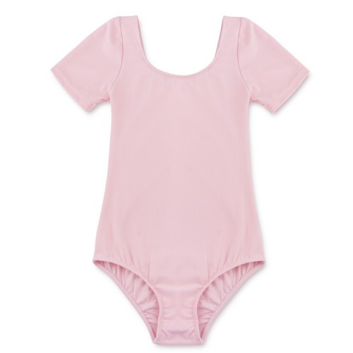 Kid Girl Leotard Ballet Dance Short Sleeves Tank Leotard Cami Gymnastic Bodysuit - Picture 22 of 88