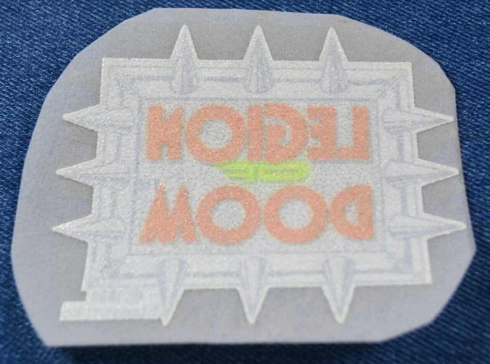 Vintage 90s LEGION OF DOOM  3" Heat Transfer Iron-On Patch WWE WWF Wrestling - Image 4 of 4