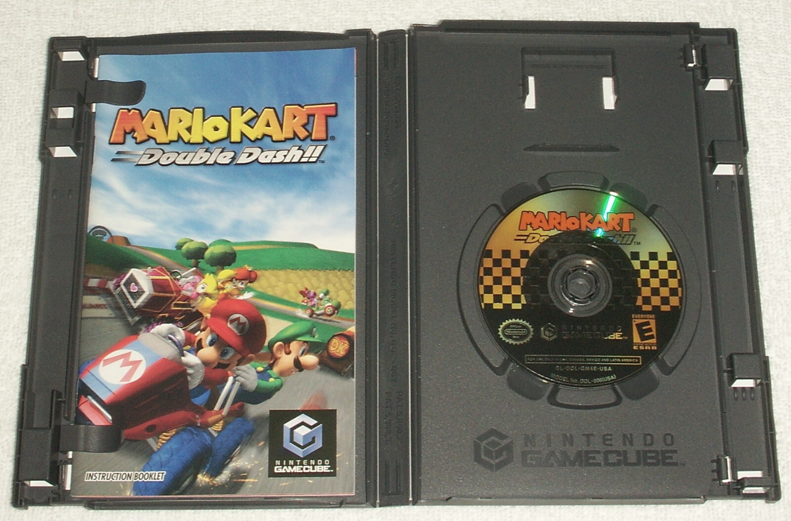 GAMECUBE CONSOLE MARIO KART BONUS SET COMPLETE IN BOX WITH RARE