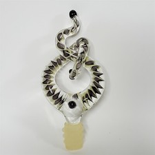 Payton Flameworks Freeform with Swirls handblown glass bottle stopper