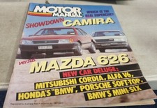 May 1983 Motor Manual Magazine CAMIRA vs 626 , Cordia BMW WB STATESMAN 