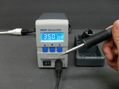 SMTmax QK202D Digital Soldering Station 90W | LCD | Fast Heat-Up | ESD Safe