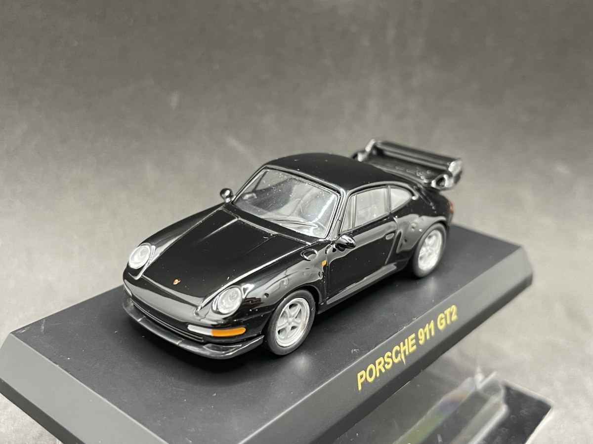 Kyosho 1/64 Porsche CollectionⅡ　22台 Kyosho 1/64 Porsche collection2 911 GT2 993 1998 black diecast