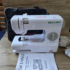 Sew Land Sewing Machine Model SM402 with Case, Foot Pedal & Manual