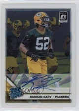 2019 Panini Donruss Optic Rated Rookie Auto 32/60 Rashan Gary #195 Auto 0d6s