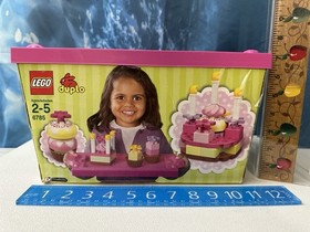 Lego Duplo Set #6785 Creative Cakes Birthday Party Candles Baking Girls 55 pcs