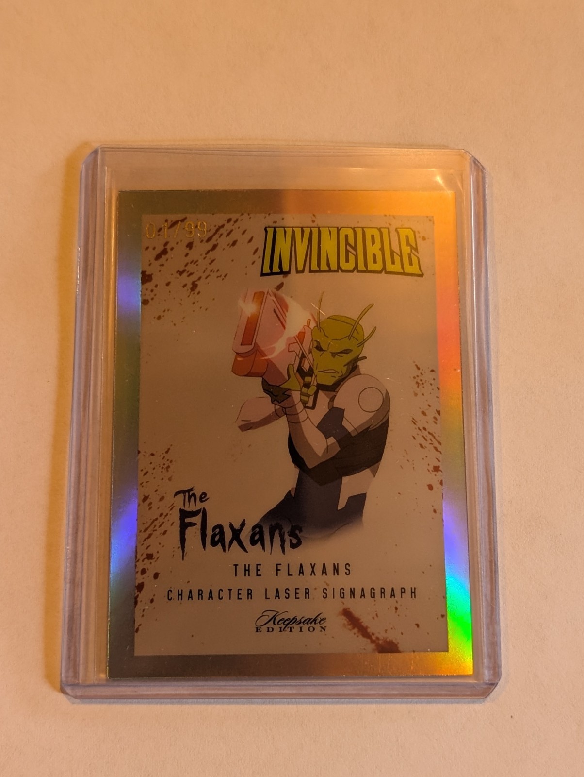 01/99 Bookend The Flaxans #351 Laser Signagraph Invincible Keepsake Edition 2025