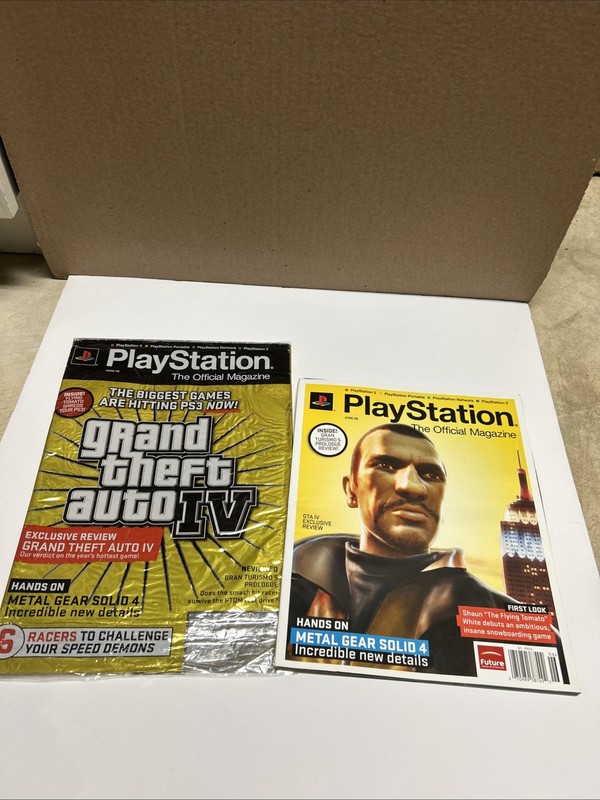 PlayStation The Official Magazine June 2008 GTA IV Issue #7 Grand Theft Auto 4