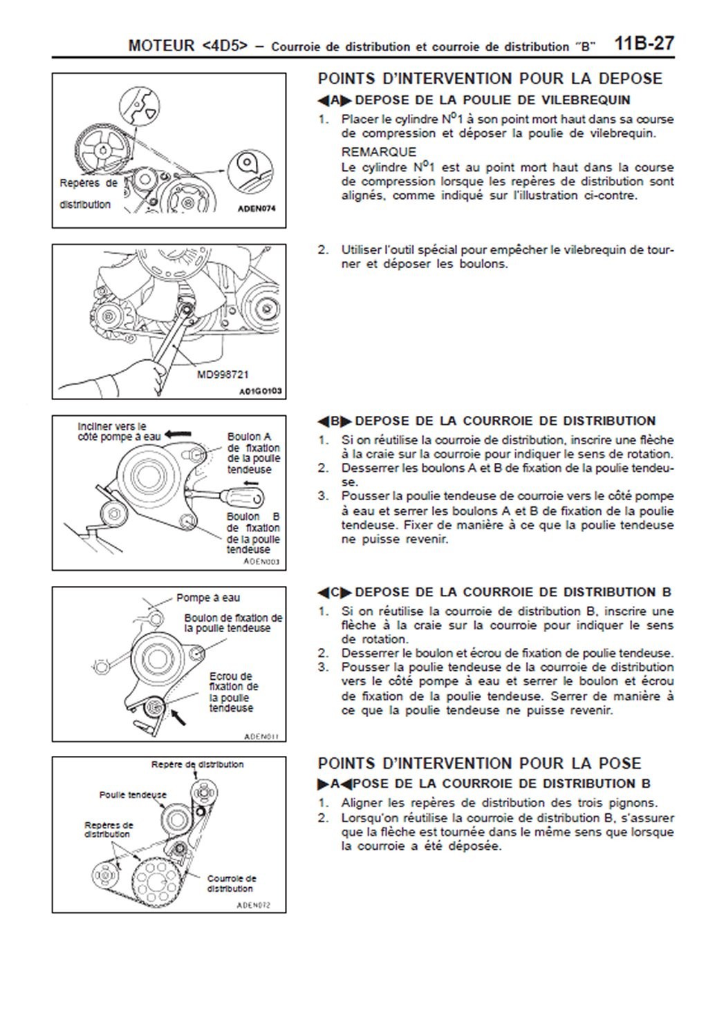 Manuel d'atelier Mitsubishi L200 pour restaurer la mécanique des modèles 1997-2004