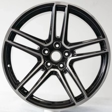 20" Porsche Macan (R) Wheel Rim Factory OEM 2019-21 Machine Black 67598