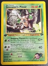 Giovanni’s Pinsir 1st Edition 24/132 Gym Challenge Pokemon Card