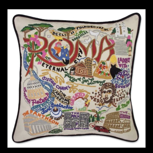 Roma Hand-Embroidered Pillow