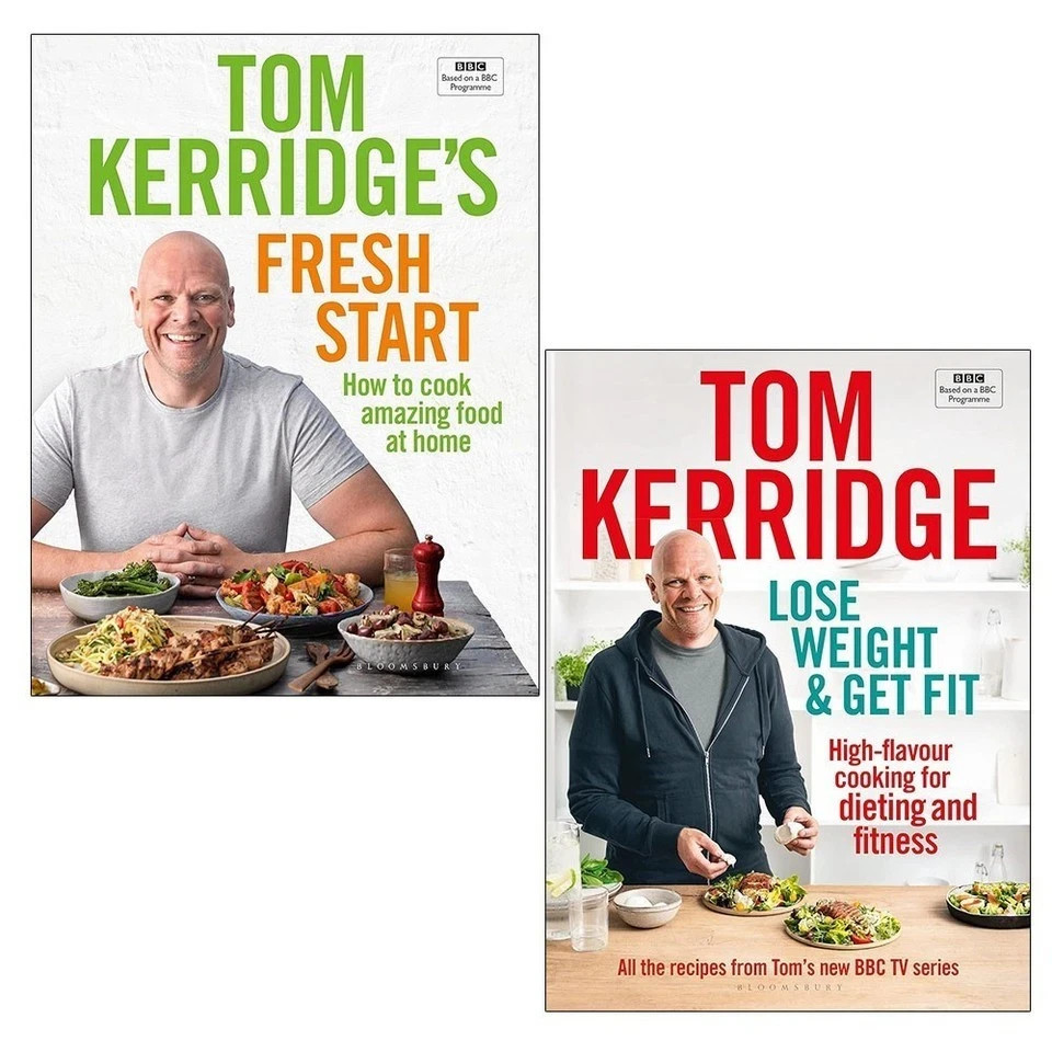 Tom Kerridge Collection 2 Books Set Lose Weight and Get Fit Hardcover, Fresh Sta