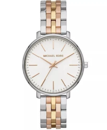 Orologio Michael Kors MK3901 Donna Pyper Quadrante Bianco Acciaio Inox 50m Waterpr...