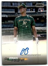 2023 STADIUM CLUB AUTOGRAPHS JONAH BRIDE. RC AUTO OAKLAND ATHLETICS #SCBA-JBD