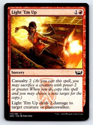 Light 'Em Up 113 Common Streets of New Capenna Magic: The Gathering LP