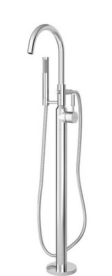 Graff Harley Floor Mounted Tub Filler Trim Only G-11454-LM57B-PC-T Chrome READ