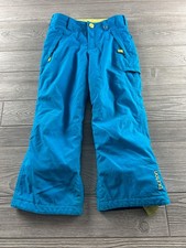 Burton DryRide Snow Ski Skiing Snowboard Pants, Blue Kids Youth Medium 7/8