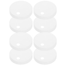 8Pcs Durable Plastic Toilet Seat Bolt Caps Decorative Full Coverage White