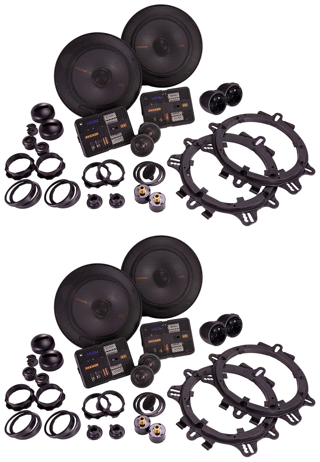 2 Пары автомобильных аудиокомпонентных динамиков Kicker 51KSS6504 65 с 1 твитером 5819000₽