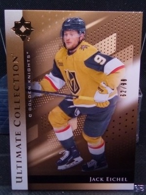 2024-25  Ultimate Collection Jack Eichel  Gold 62/99 Vegas Golden Knights #25