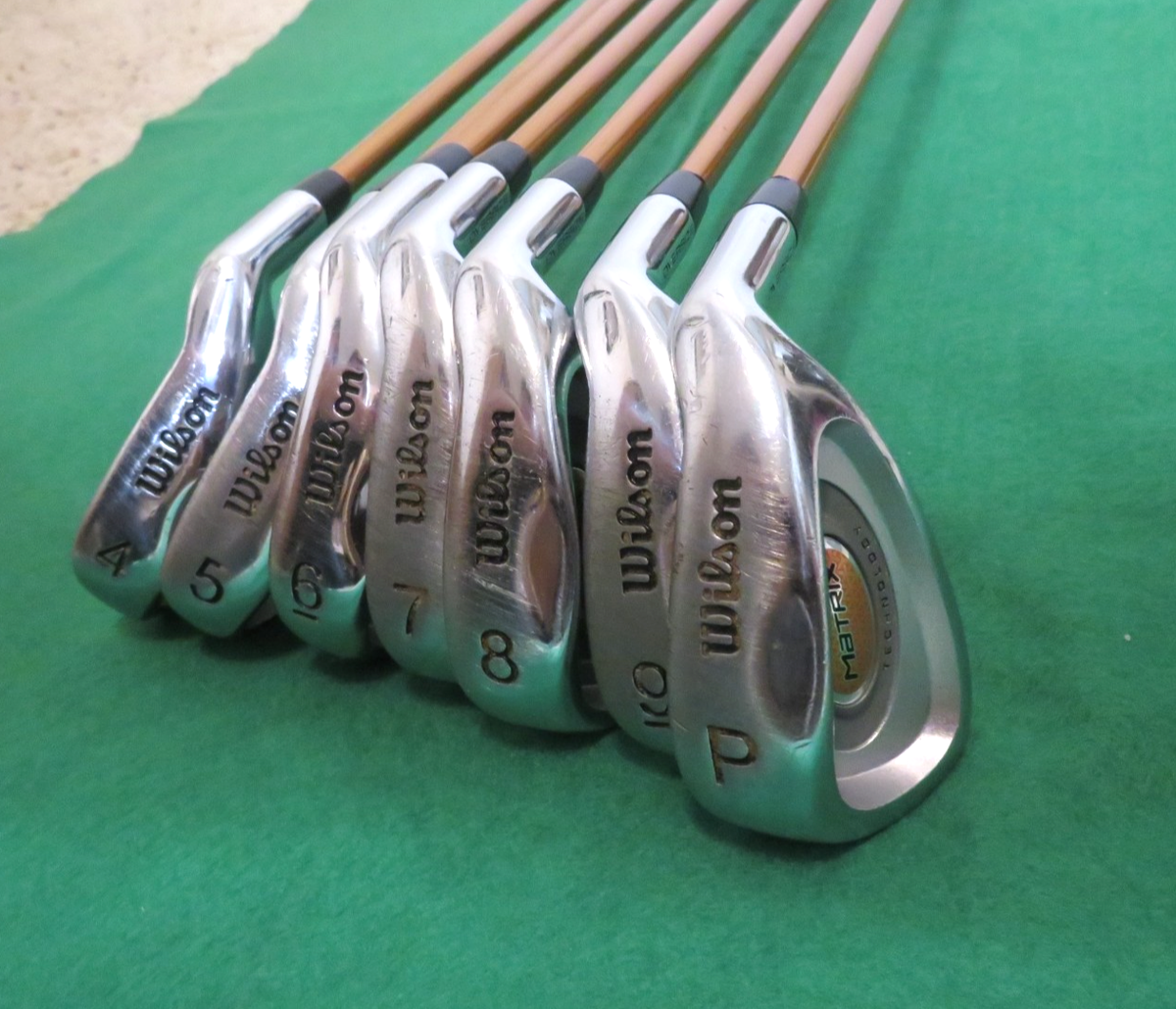 Wilson Matrix Iron Set 4-PW (7 Clubs) Steel Shaft RH Men's Flex