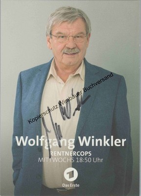 Original Autogramm Wolfgang Winkler (1943-2019) /// Autograph signiert signed si