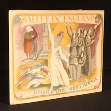 1945 Ballet in England Sheila Jackson Colour Plates Dust Wrapper 1st