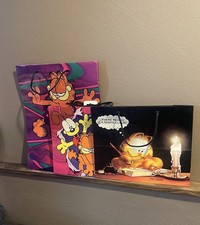 Vintage Garfield Cartoon Gift Bags Lot