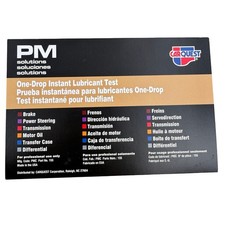 Carquest One Drop Instant Lubricant Test Kit PMC 155 Oil Fluid Tester