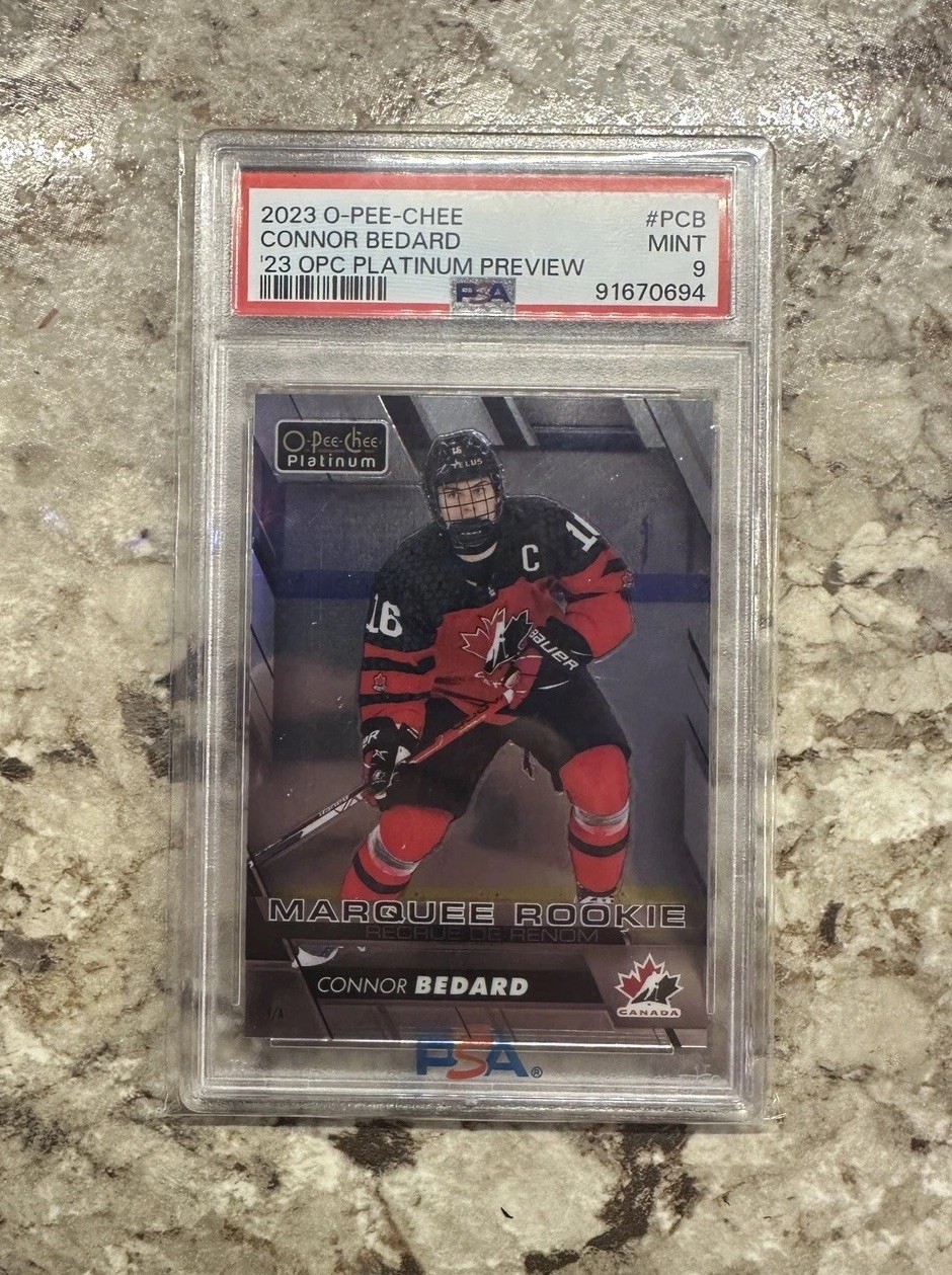 2023-24 O-Pee-Chee - Platinum Preview Connor Bedard #P-CB (RC)