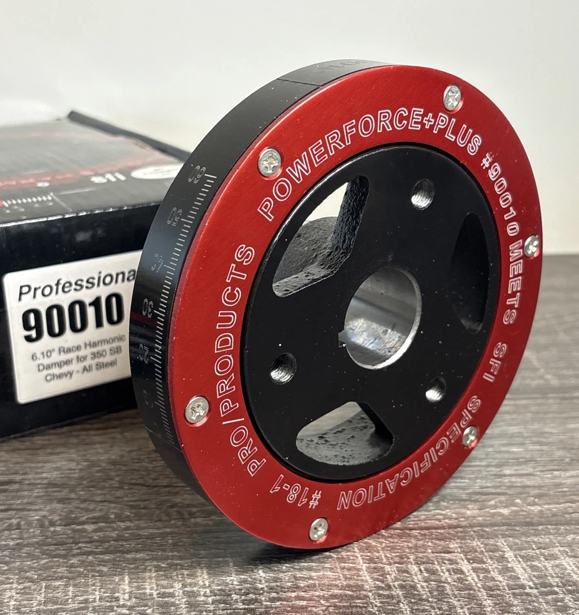 Professional Products 6.10" Lightweight Harmonic Damper Sb Chevy 350 PN:90010 photo 2
