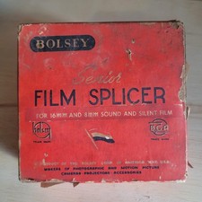 Vintage Bolsey 16mm/8mm Film Splicer With Original Box
