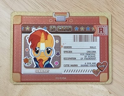 Sunburst My Little Pony Card HY11-R-015L1 NM MLP