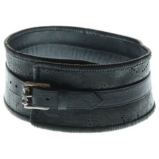 CHROME HEARTS Roller Waist Belt Silver black Used 7c179171ef048439b6af48091d311c