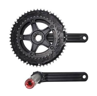 Rotor 3D+ 2x 11s Alloy Road Bike Crankset 175mm 53/39T noQ 130 BCD