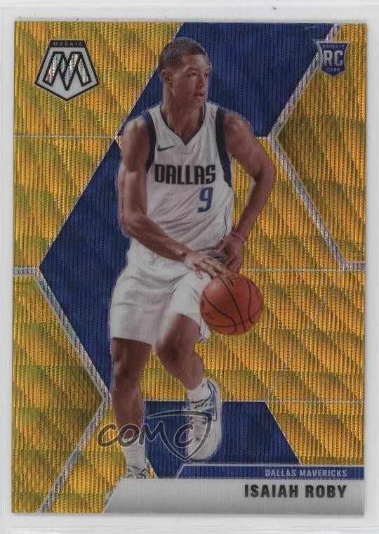 2019-20 Panini Mosaic Rookies Tmall Gold Wave Prizm Isaiah Roby #232 o8g