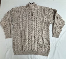 Mens XL Carraig Donn Sweater 100 Pure New Wool