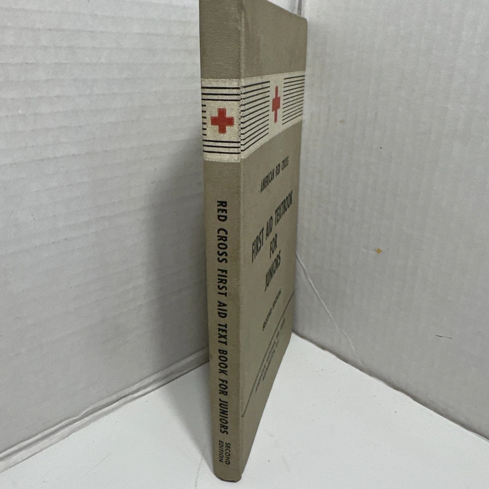 American Red Cross First Aid Textbook Revised Edition HB Book 1953 Vintage - Image 2 of 4