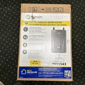 A.O. Smith R2VR-180E 2-Chamber Tankless Electric Water Heater