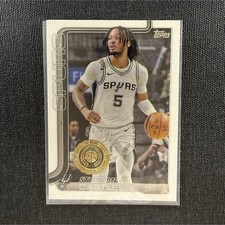 2025-26 Topps Stephon Castle NBA All-Rookie Team #197 San Antonio Spurs