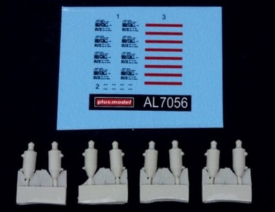 Plus Model AL7056 - 1/72 US rocket engines - Neu