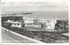 Margate Winter Gardens Pier RPPC Postcard Kent England Real Photo