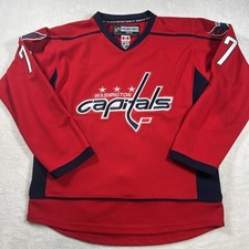 Rebock T. J. Oshie Washington Capitals Home Jersey Mens Size M Red NHL