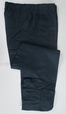 LANDS END Navy School Uniform Elastic Waist Pull-On Pants Boys 10 HUSKY NEW
