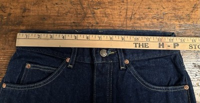 【70‘s】Lee made in USA W30 Vintage Lee Jeans Mens 29 x33 Dark Wash Regular Fit Straight