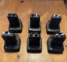 Lot Of 6 Motorola Monitor V UHF 2-Channel Pagers W/ Chargers No Power Cords 